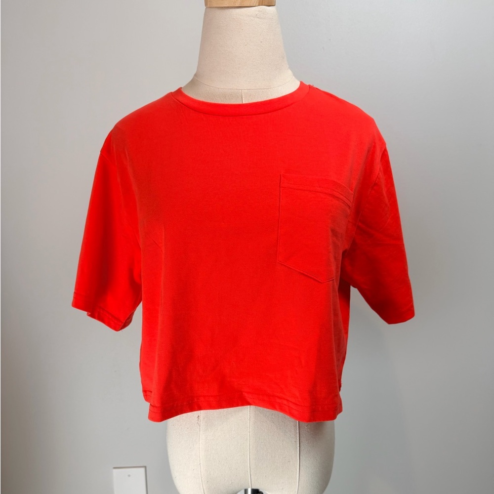 Fashion Nova Elisa Orange Crop Tee